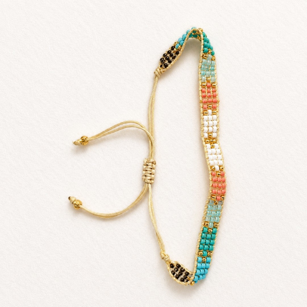 Sunset Shores Beaded Bracelet