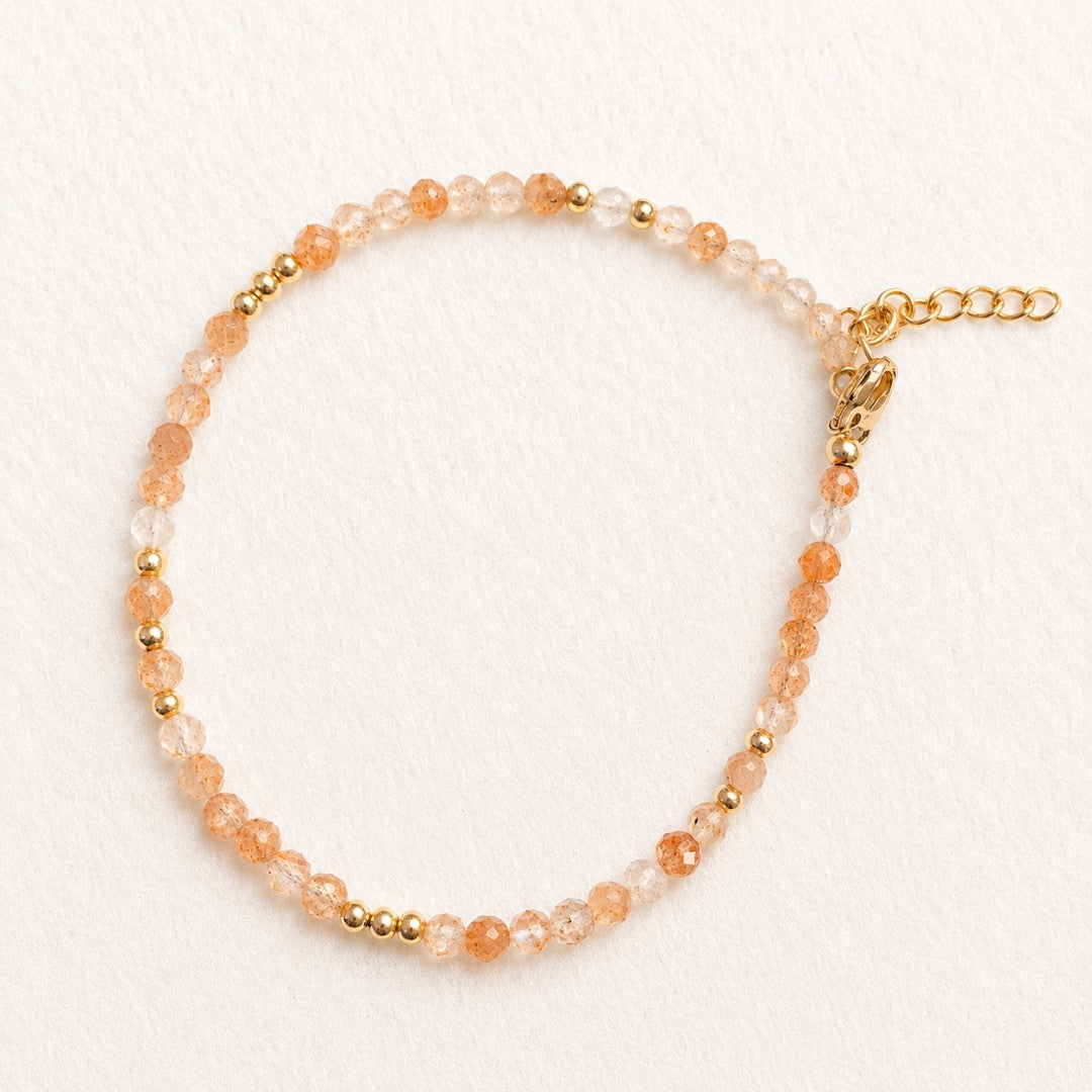 Natural Sunstone Bracelet