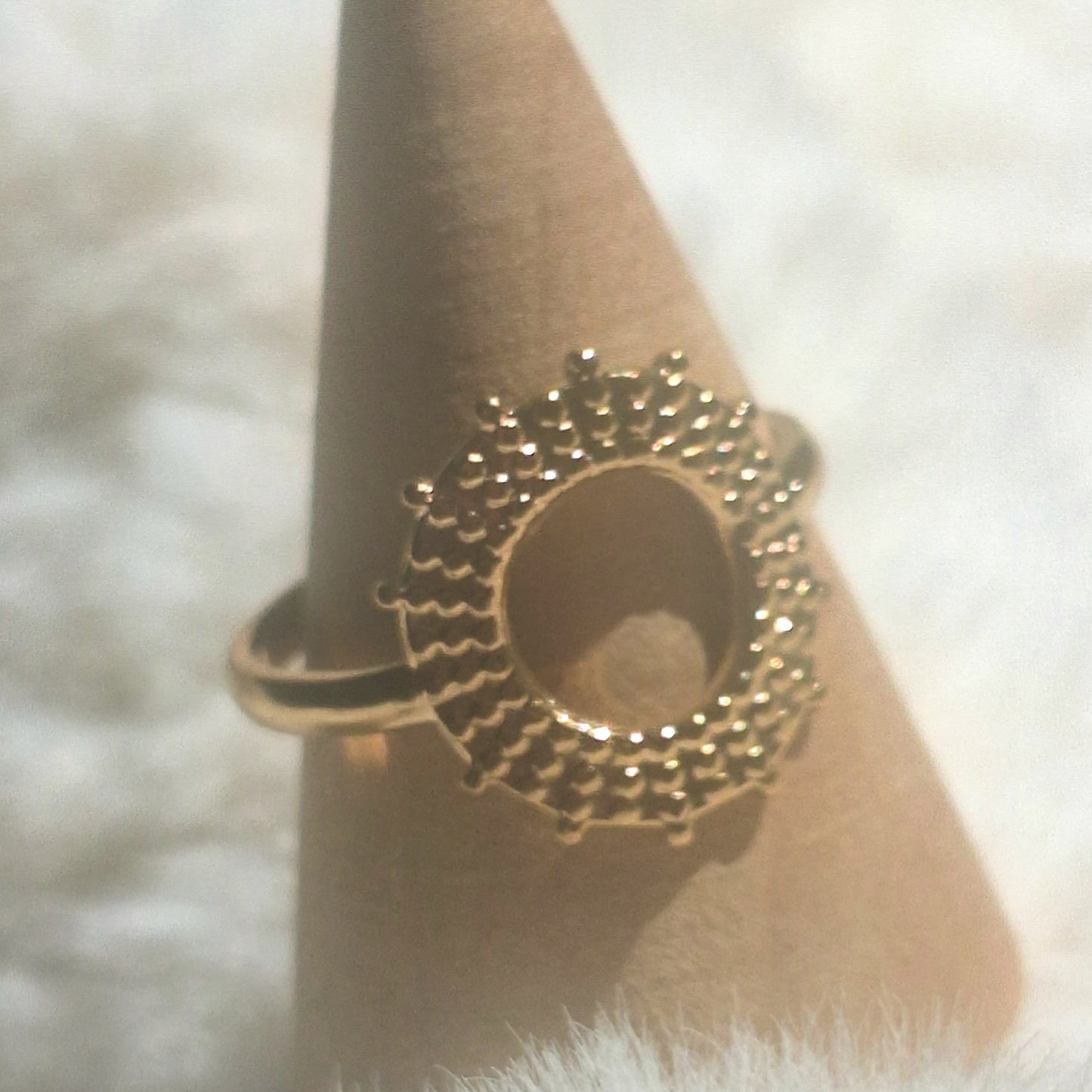 Gold Circle Ring