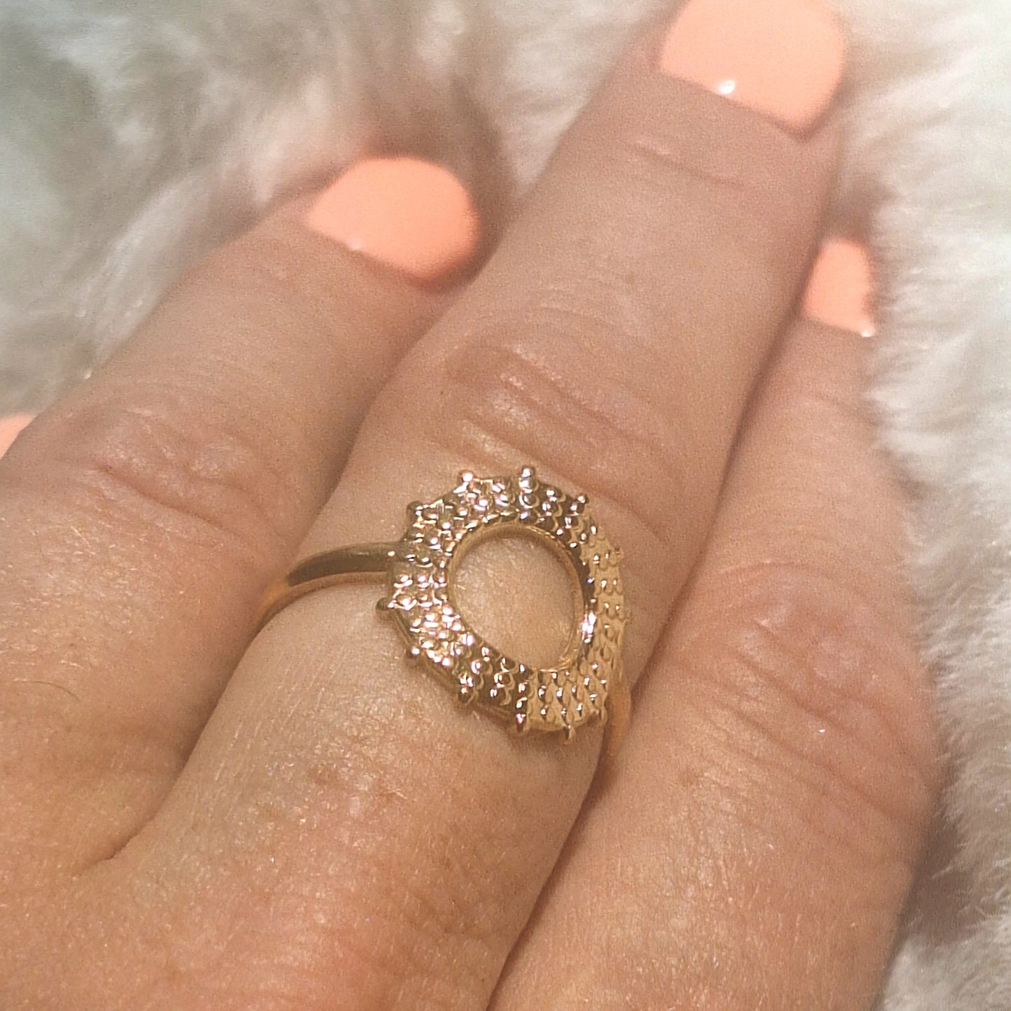 Gold Circle Ring