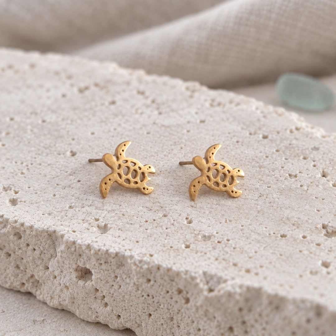 Sea Turtle Stud Earrings