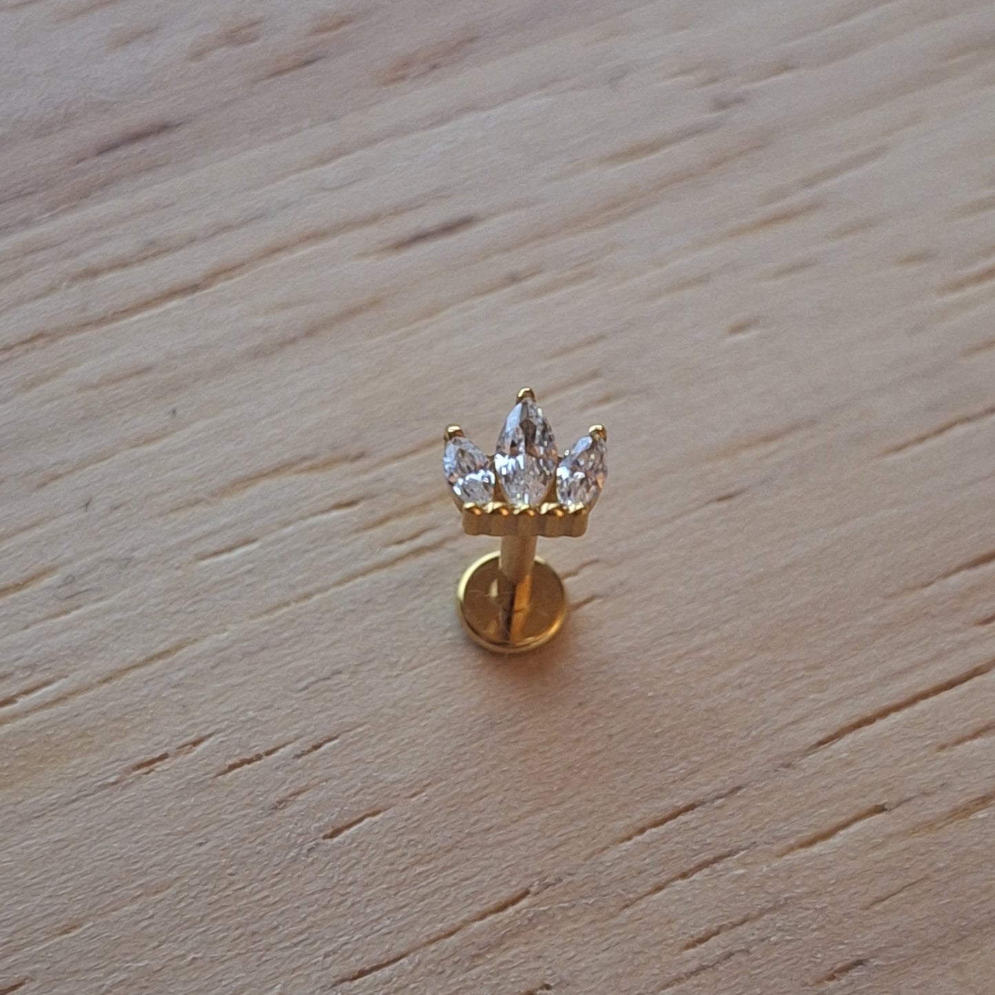 TITANIUM CROWN STUD