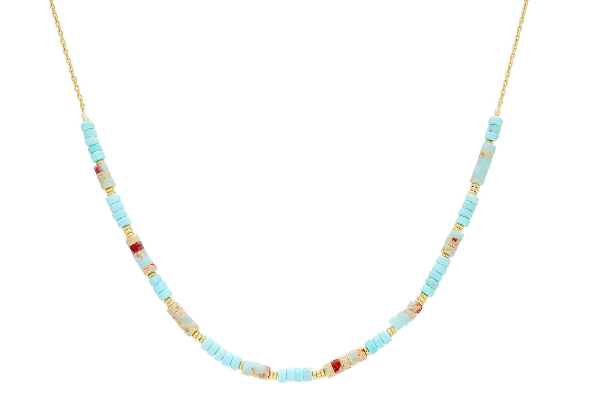 MYLAS AQUA NECKLACE