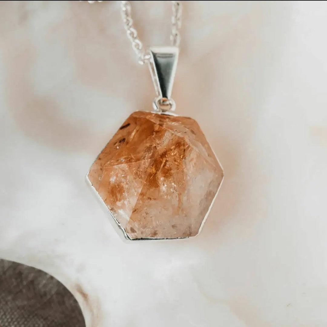 CITRINE POINT PENDANT // PROSPERITY + PROTECTION