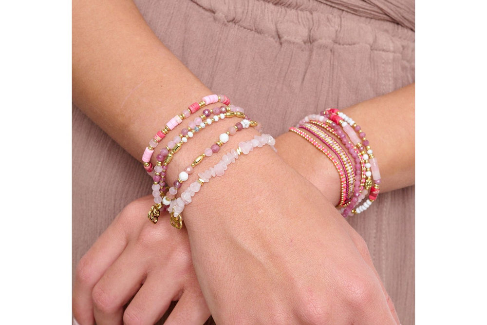 RADIANCE PINK TOURMALINE GEMSTONE BRACELET