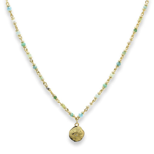 SELKET AQUA NECKLACE