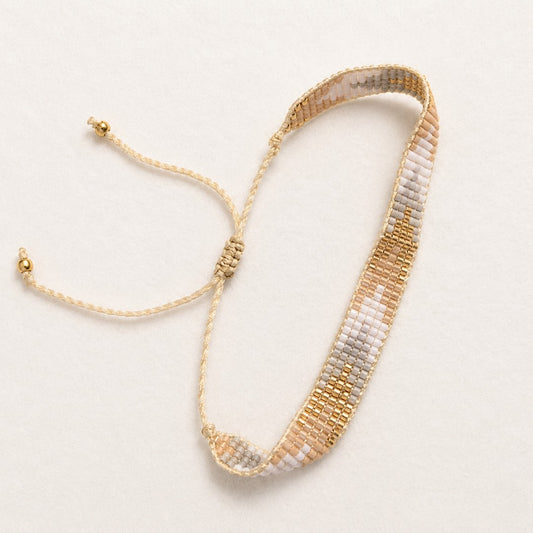 Champagne Beaded Bracelet