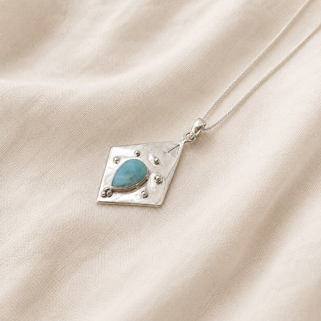 Larimar Horizon Necklace