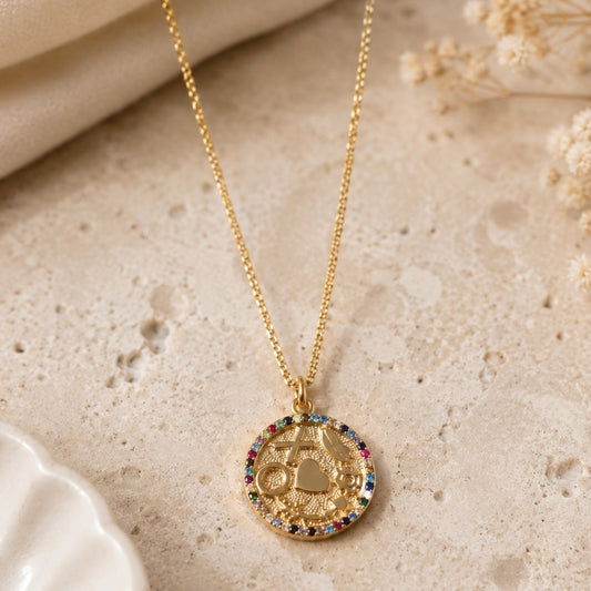 ROUND PENDANT NECKLACE
