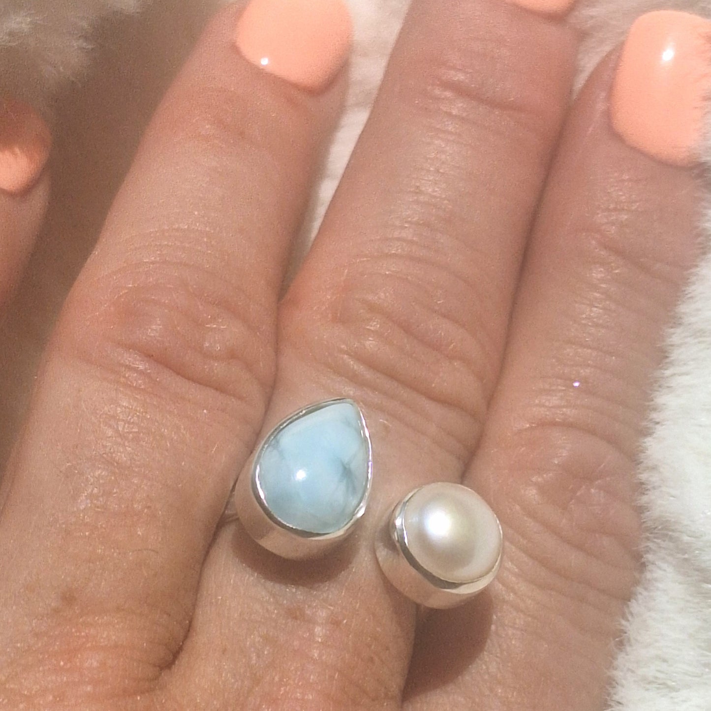 Larimar Ring
