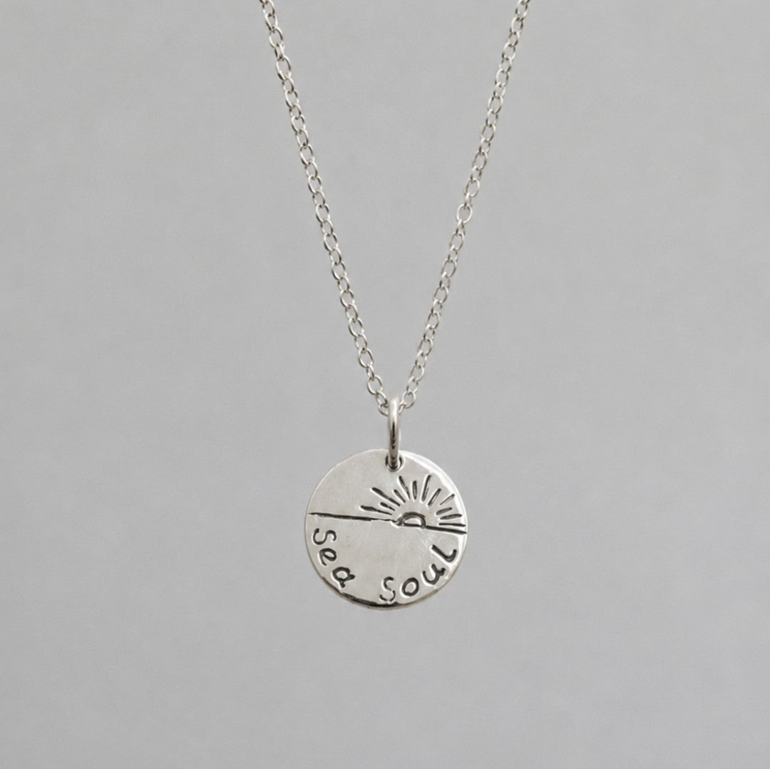 925 Sterling Silver “Sea Soul”  Pendant Necklace