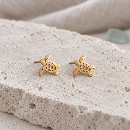 Sea Turtle Stud Earrings