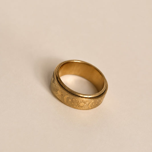 Sun Moon & Star Ring